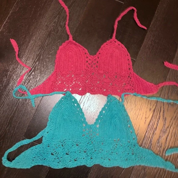 Festival crochet tie top! - Picture 2 of 2